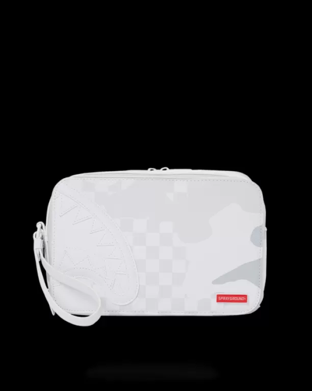 Sprayground 3AM LE BLANC TOILETRY BAG Flash Sale