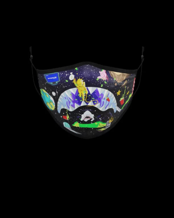 Sprayground ADULT ASTRO PARTY FORM-FITTING FACE MASK Flash Sale