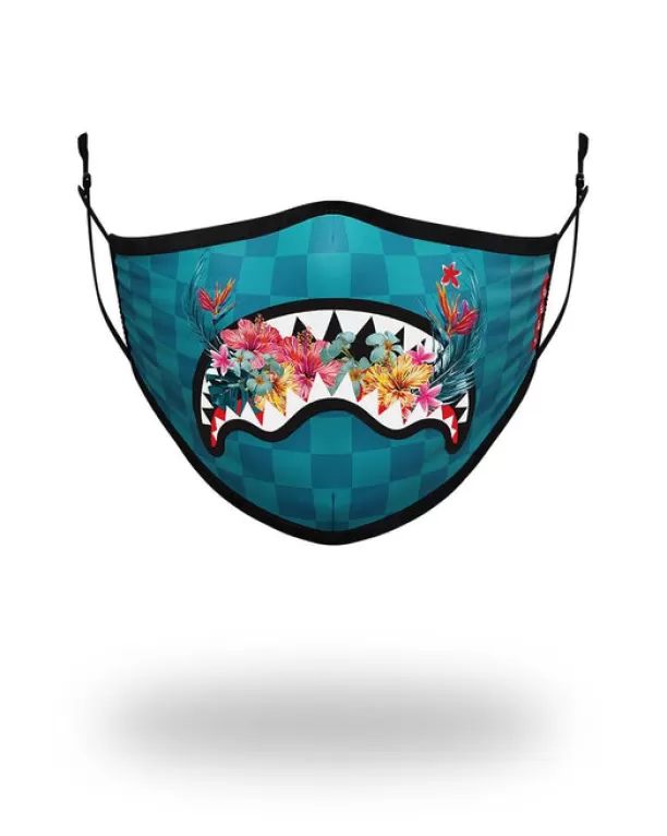 Sprayground ADULT BLOSSOM SHARK FORM FITTING FACE MASK Flash Sale