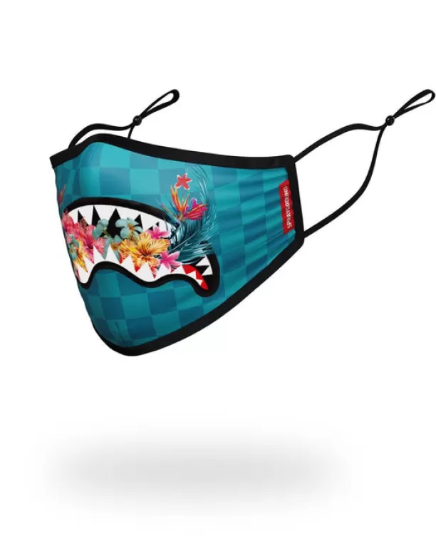 Sprayground ADULT BLOSSOM SHARK FORM FITTING FACE MASK Flash Sale