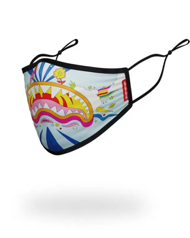 Sprayground ADULT GROOVY SHARK FORM FITTING FACE MASK Online