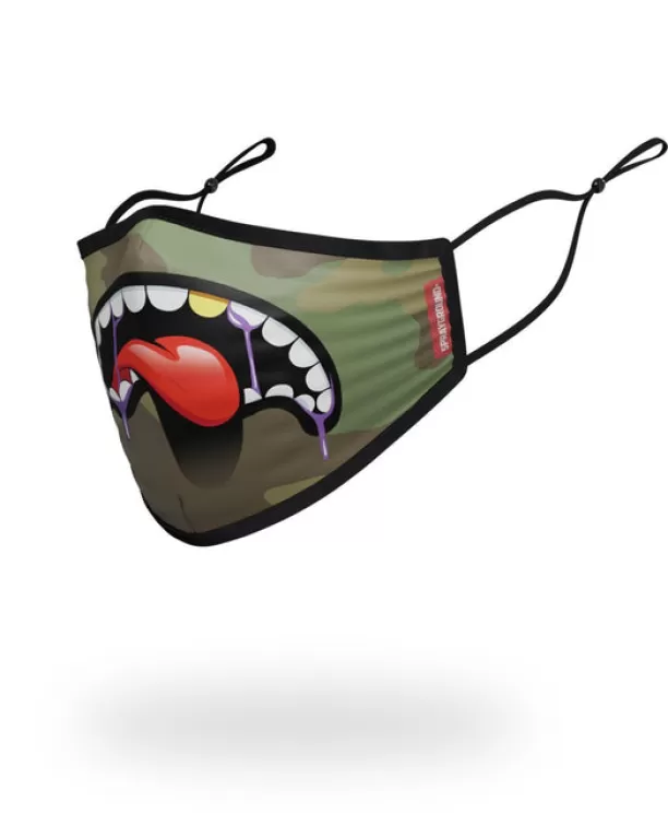 Sprayground ADULT LUCID SHARK FORM FITTING FACE MASK Clearance