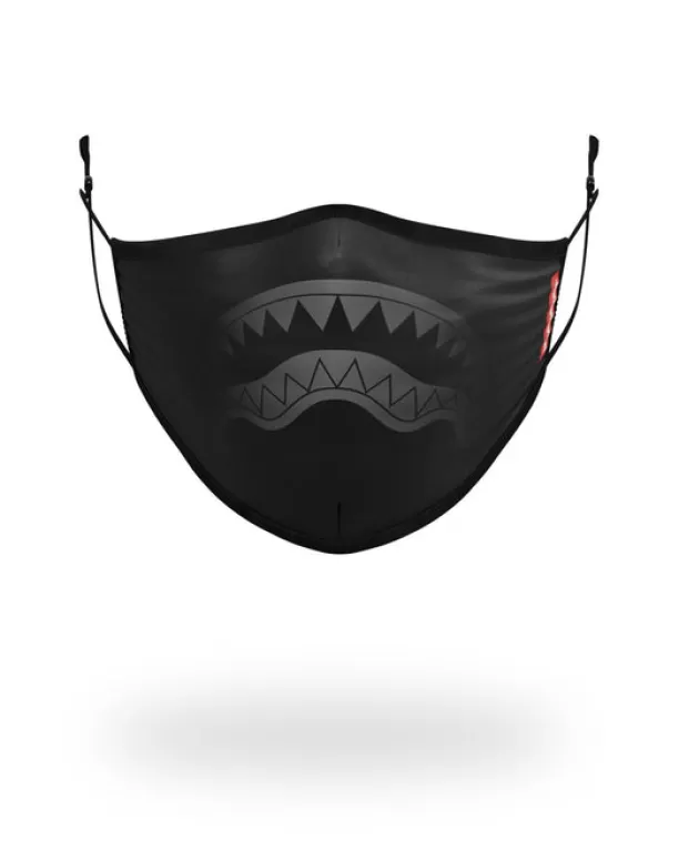 Sprayground ADULT MIDNIGHT SHARK FORM FITTING FACE MASK New