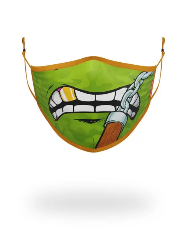 Sprayground ADULT TMNT: MICHELANGELO SHARK FORM FITTING FACE-COVERING Cheap