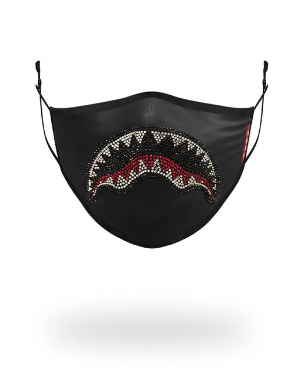 Sprayground ADULT TRINITY SHARK FORM FITTING FACE MASK Discount