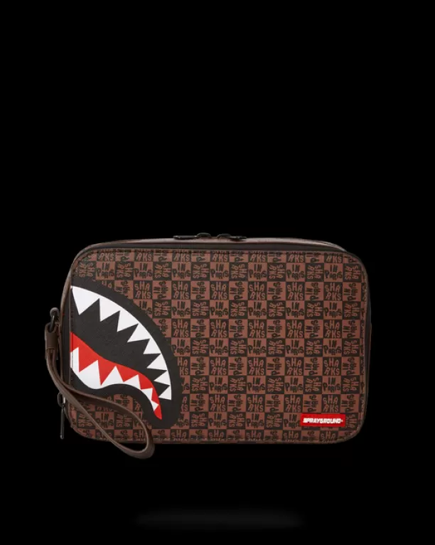 Sprayground FRENZY SHARKS TOILETRY BAG Best