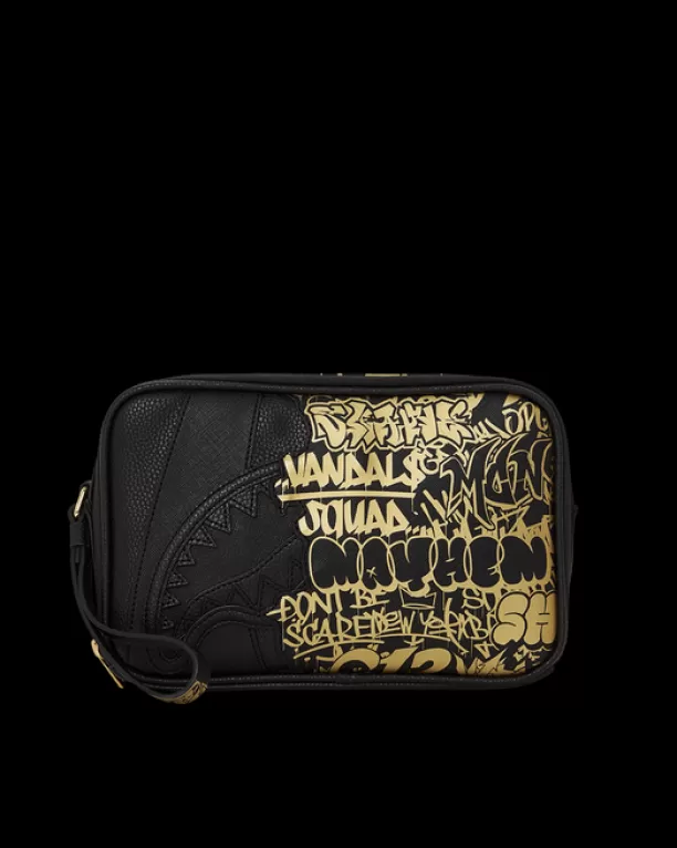 Sprayground HALF GRAFF GLIDE TOILETRY BRICKSIDE BAG Cheap