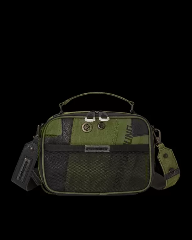 Sprayground SPECIAL OPS OPERATION SUCCE$$ BRICKSIDE TOILETRY MESSENGER BAG Cheap