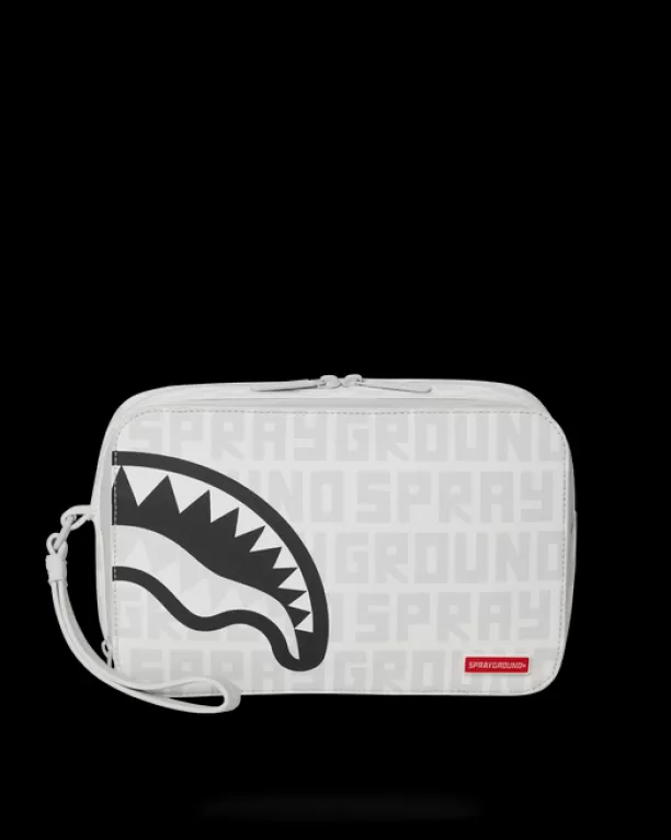 Sprayground SPLIT THE CHECK (PEARL) TOILETRY BAG Flash Sale