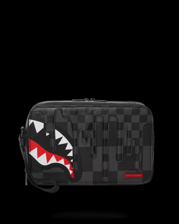 Sprayground XTC GREY SHARKS IN PARIS TOILETRY BAG Cheap